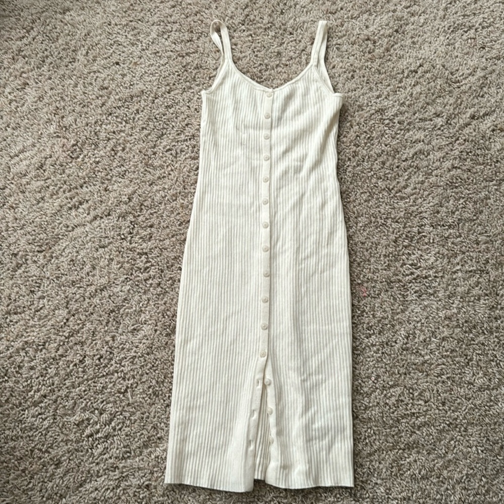 Abercrombie tank dress Cream Size Small